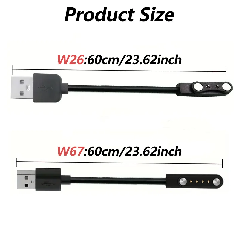 Universal Magnetic Charging Cable USB Dock Charger Power Line For Smart Watch Wristband Earphone Toothbrush Juicer Beauty Device