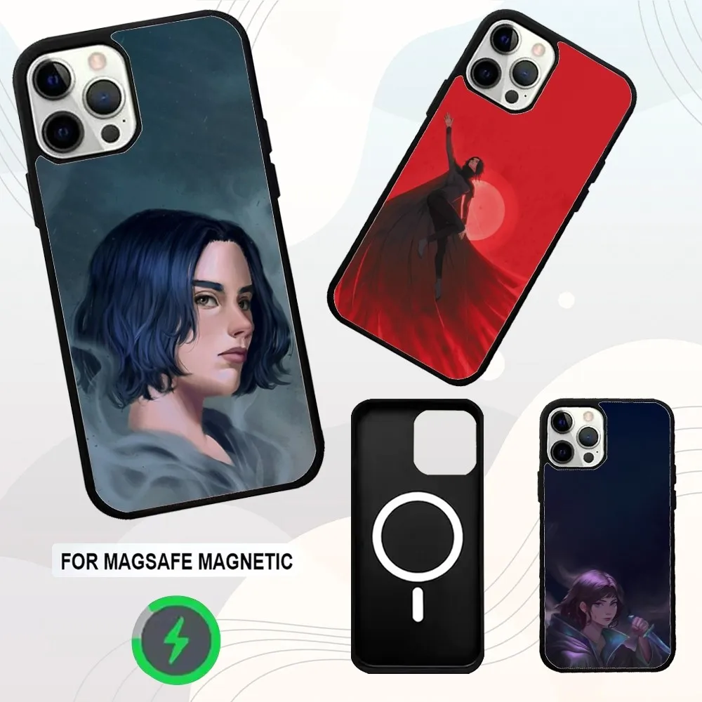 

M-Mistborn Trilogy Vin Phone Case For iPhone 16e,16,15,14,13,12,11,Plus,Pro,Max,Mini Magsafe Magnetic Wireless Charging