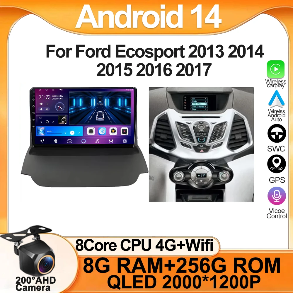 

Android Car DVD For Ford Ecosport 2013 2014 2015 2016 2017 Auto Radio Multimedia Player GPS Navigation Stereo Head Unit No 2din