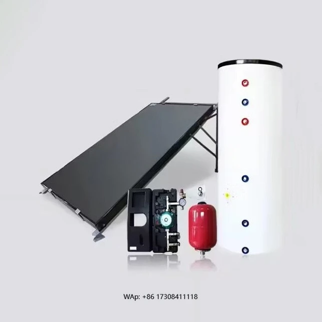 

High-Pressure 500L Flat Plate Split Solar Panel Water Heater System Electric & Solar for Outdoor Hotel Use