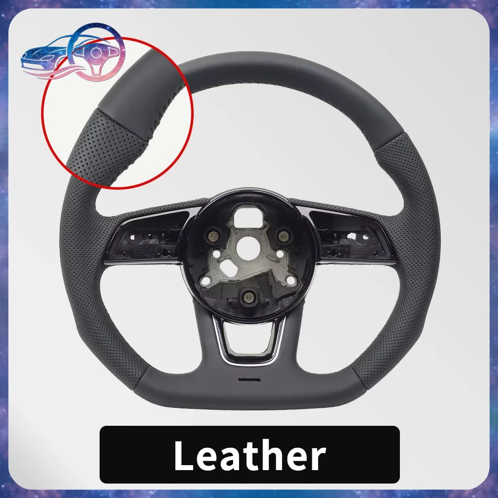 

For Audi B9 Customized Lenkrad For Audi A3 A4 B9 A5 S3 S4 S5 2017-2020 Auto Zubehör Real Carbon Upgraded Flat-bottom Accessories