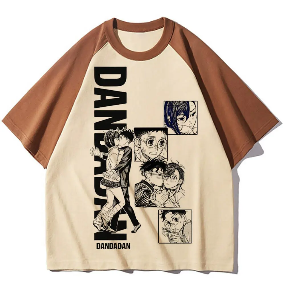 Dandadan tshirt girl 2000s Punk graphic Y2k t-shirt Psychedelic University Grunge women anime