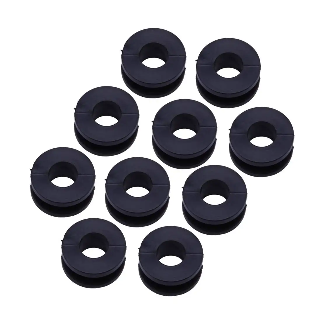 10pcs Black Rubber Side Cover Fairing Cowling Grommet Fit for Honda Goldwing GL1000 GL1200 GL1500 CBR250R CBR600RR CBR1000RR