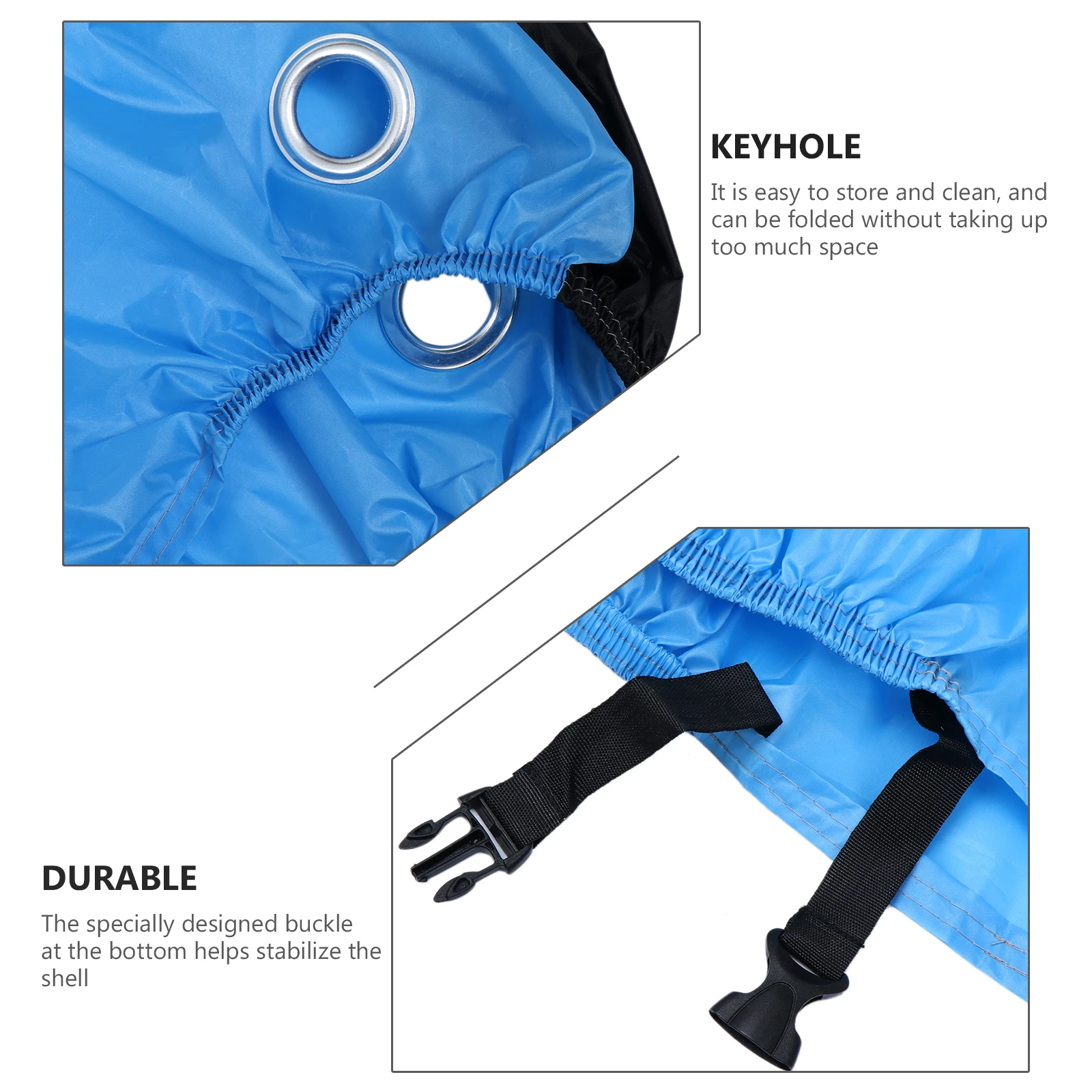 

1pc Waterproof Bike Cover Foldable Storage Protector For Outdoor Bicycle Shelter Rainproof Uv Resistant Durable Bike Protective