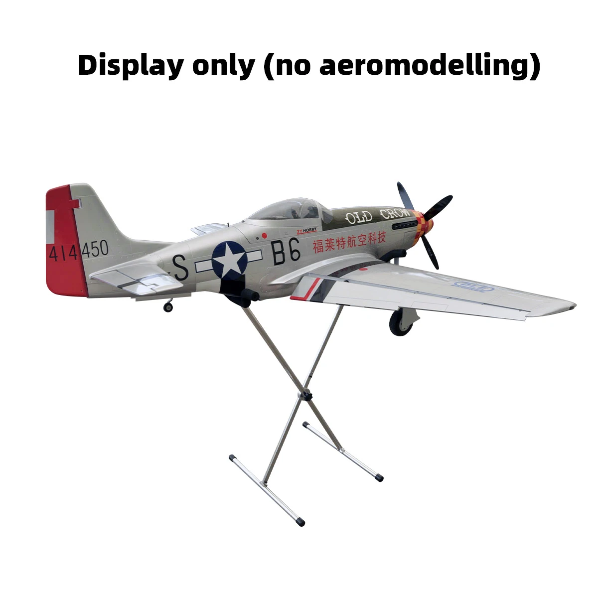 Modellflugzeug-Ausstellungsständer, zusammenklappbare Stützhalterung aus Aluminiumlegierung, Multifunktionshalterung für RC-Modelle – Detail 12