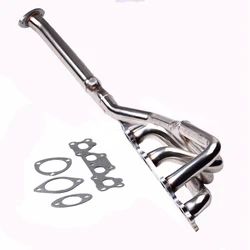 High quality SS Manifold Exhaust Header 4cyl 1.6L NA B6ZE MX 5 MX5 For 1993 Mazda Miata Exhaust Headers