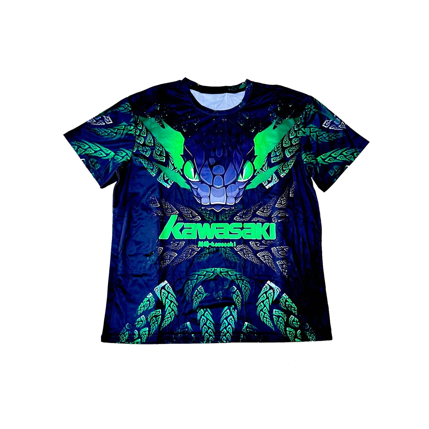 

Kawasaki Cobra Sports T-shirt Newest Outdoor Cycling Summer Classic Tee Adults Loose Exercise Off-road Motorcycle Jersey