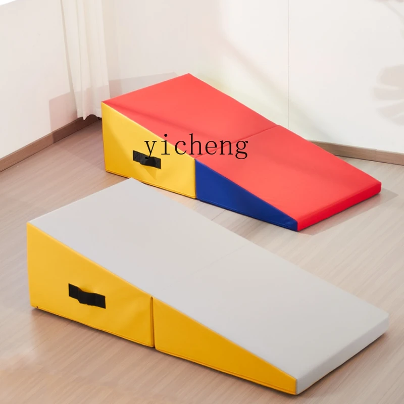 

Tqh Fitness Training Equipment Children's Soft Folding Slope Triangle Pad Kindergarten Sports Activities Sensory Training