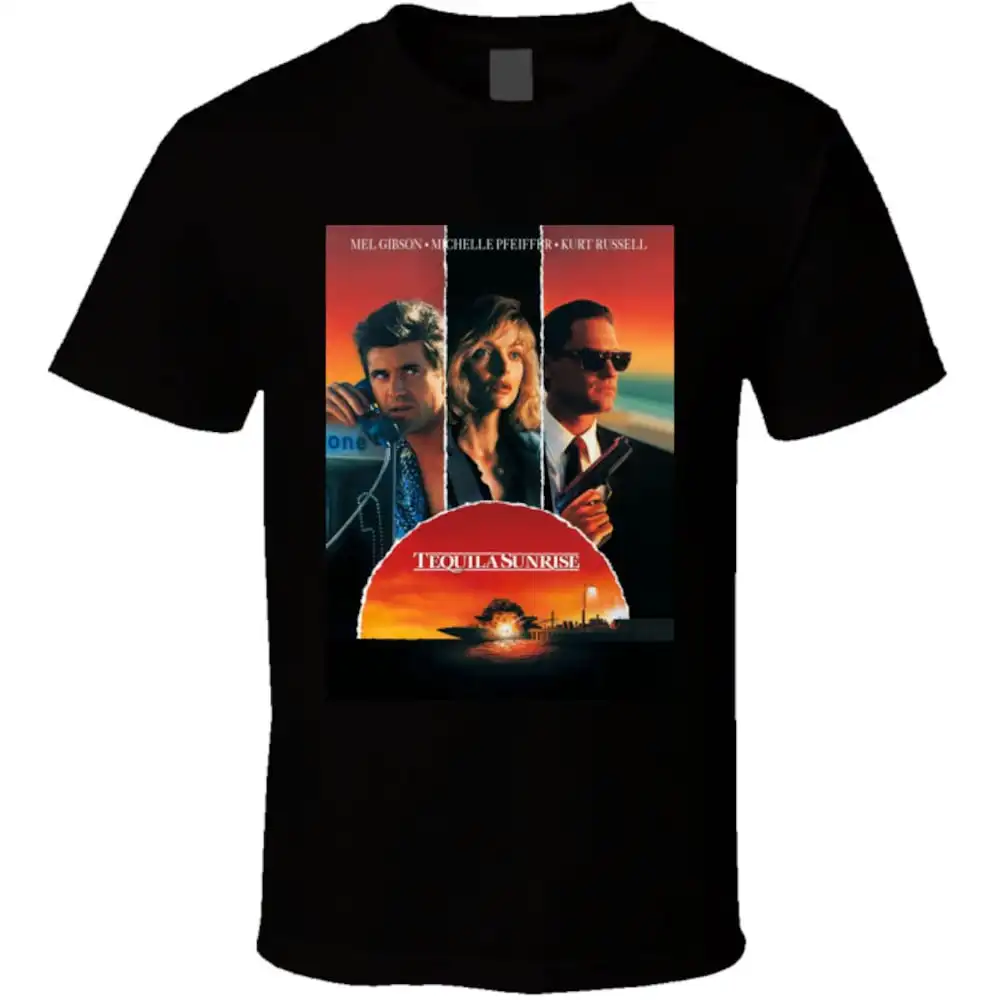 Футболка для экшн-фильма teквила восход солнца в стиле ретро 80-х