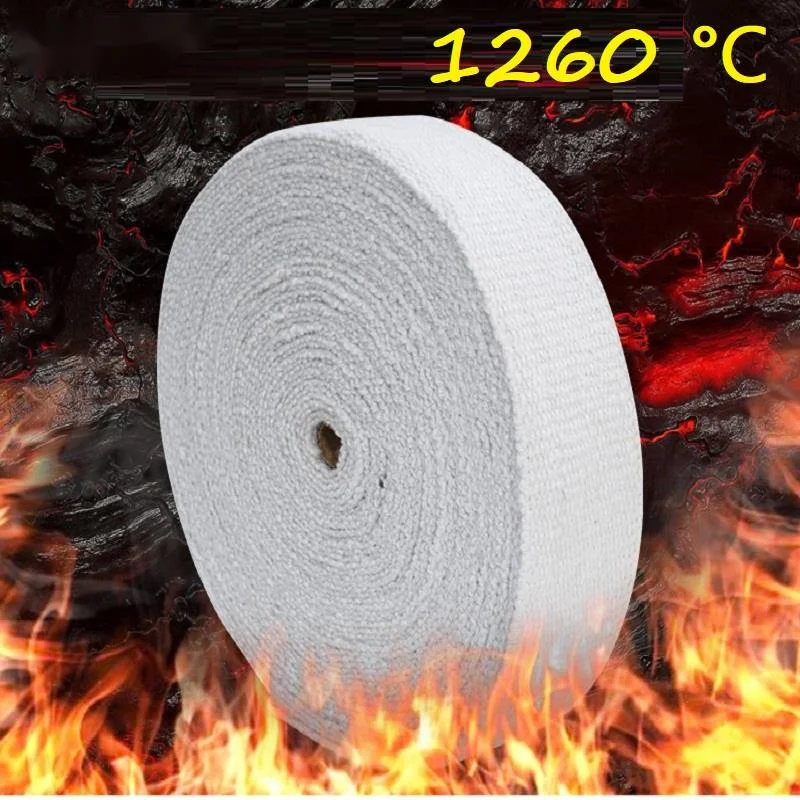 Flame-retardant Heat Insulation Tape High-temperature Fiber Tape Glass Fiber Winding Cloth Tape Rope Ceramic Fiber Cloth Rope