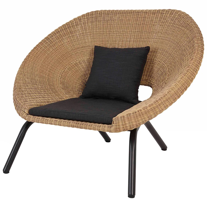 Outdoor rattan chair sofa sunscreen waterproof rattan combination