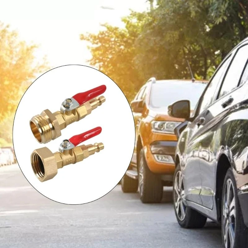 

P5ED Winterize Blowout Adapter Winterizing Tool 1/4" Quick Connects Plug and 3/4" Garden Hose Threading Fitting