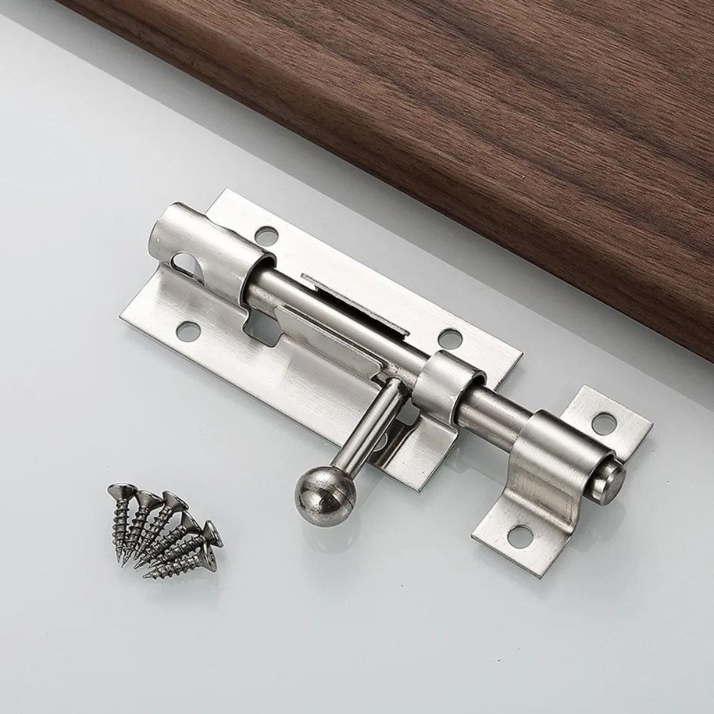 

Anti-theft Stainless Steel Door Bolt Lock Heavy-duty Door Bolt Latch Door Exposed Accessories Bathroom