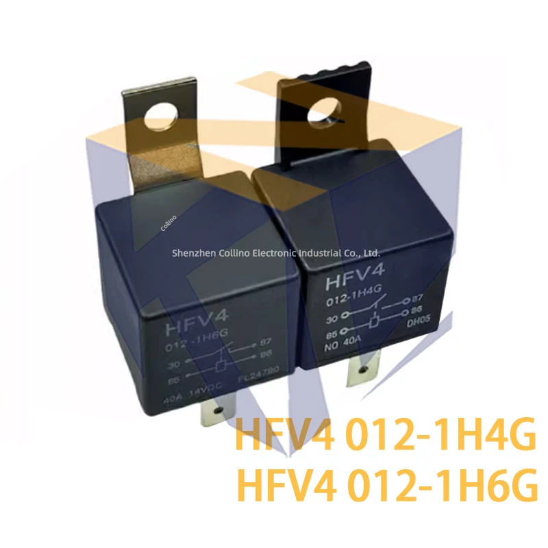 1pcs HFV4 012-1H4G HFV4 012-1H6G 12V 40A 4-Pin Automotive Relay