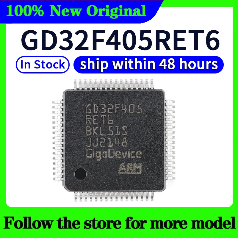 GD32F405RGT6 GD32F405RET6 GD32F405VGT6 GD32F405VGH6  High quality New