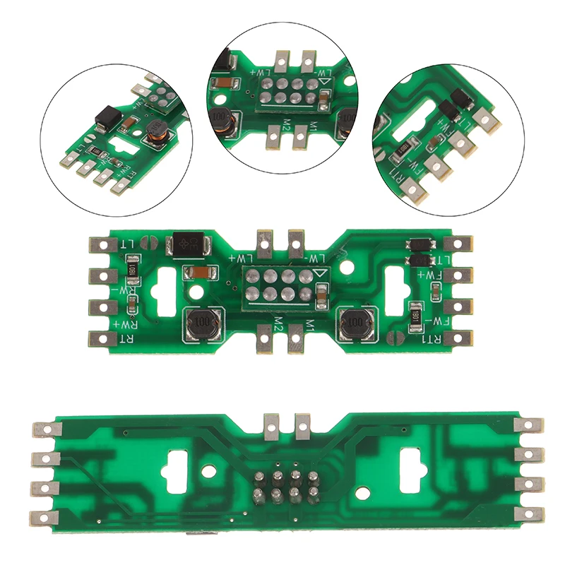 แผงวงจรโมเดลรถไฟขนาดใหญ่1/87ชิ้นส่วนบอร์ด PCB ดัดแปลงเพื่อวัตถุประสงค์ทั่วไป