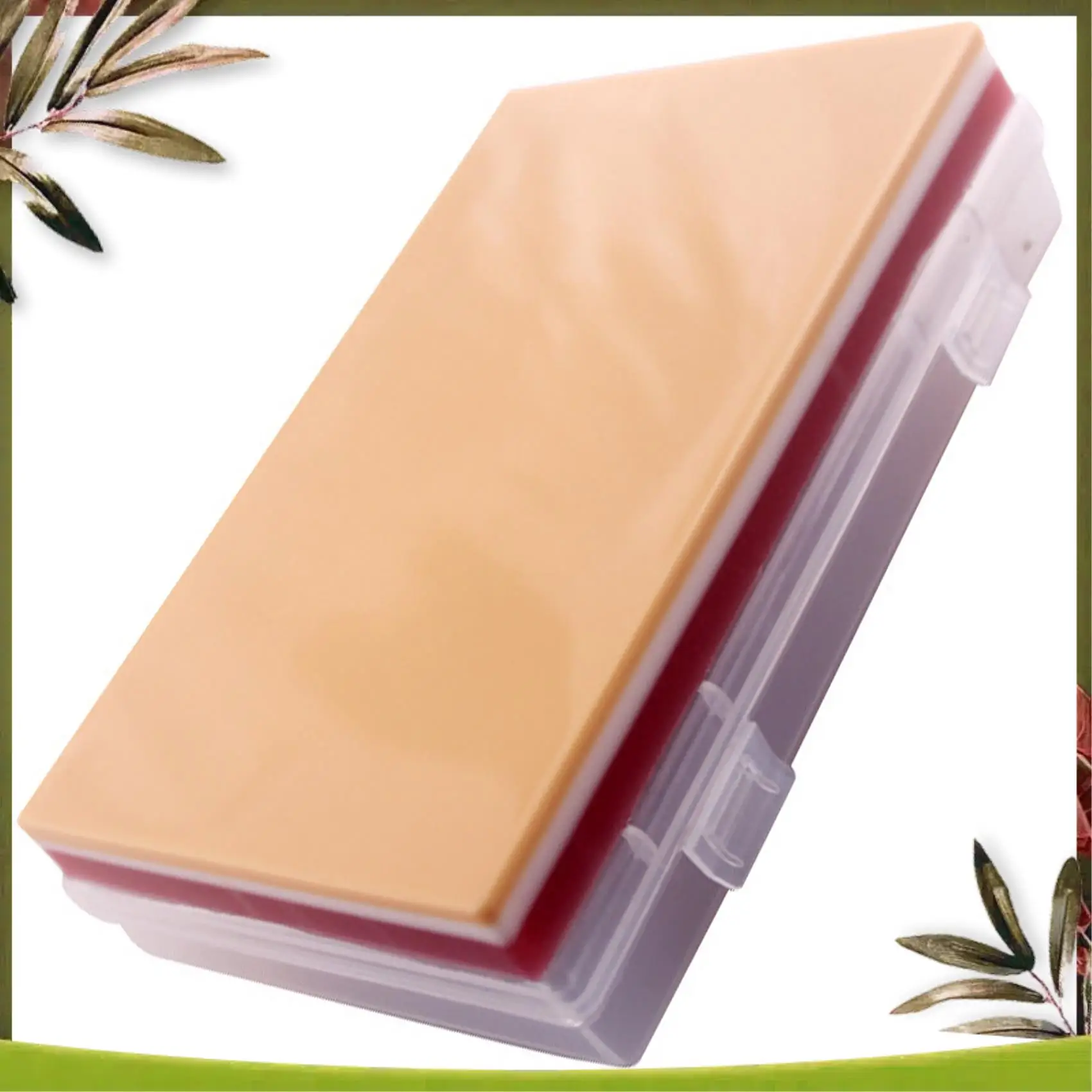 

New-Suture Pad Skin Model, Composite Muscle Ripstop, Reusable, Durable Suture Pad For Training Education.