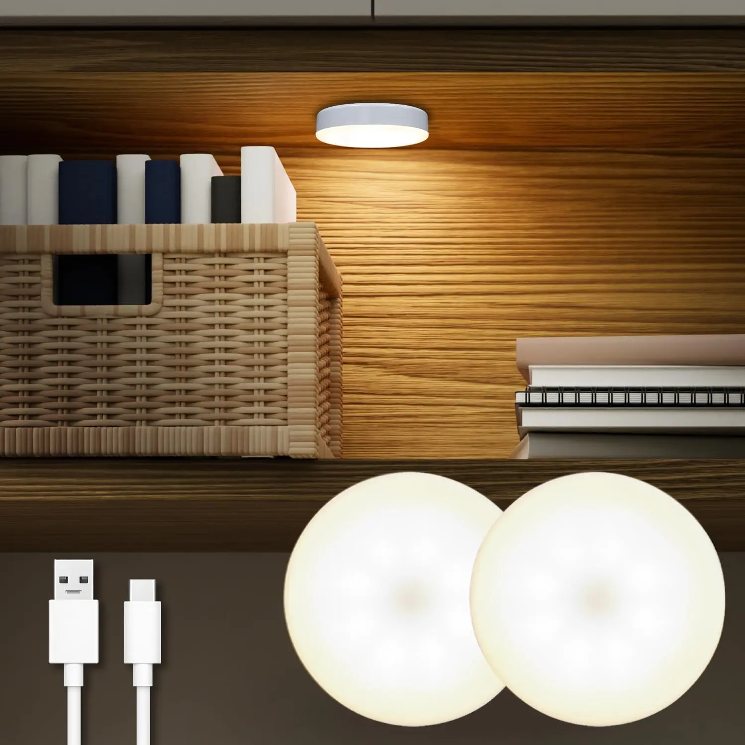 Night Light With Touch Dimmable 500mAh Battery USB Rechargeable Night Lamp For Room Bedside Table Decoration