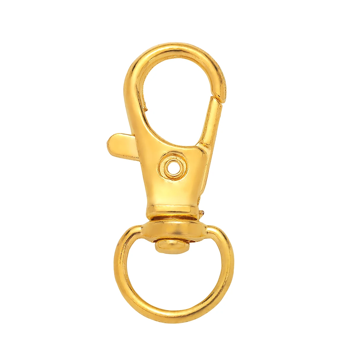 10/20pcs Swivel Lobster Clasp Hooks Keychain Key Ring Split Connector for Bag Belt Dog Chains DIY Jewelry Making Accessories
