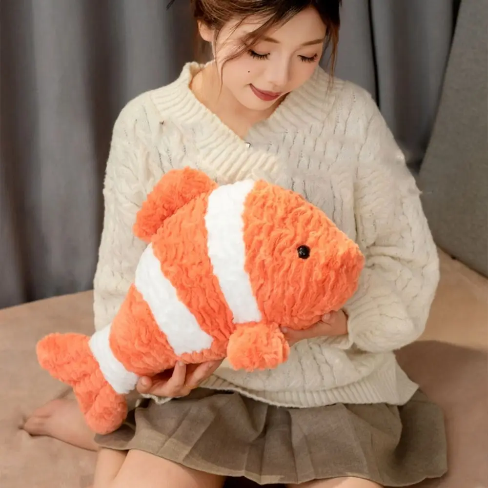 

Marine Animal Clown Fish Plush Toys Lobster Fluffy Sea Turtle Stuffed Doll Collection Ins Animal Octopus Pillow Car Decor