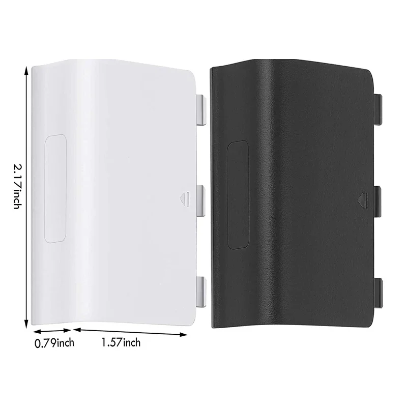 10pcs Battery Cover Door Case For Xbox One, Xbox One S Wireless Controller Replacement Back Shell Covers Repair Part view 2
