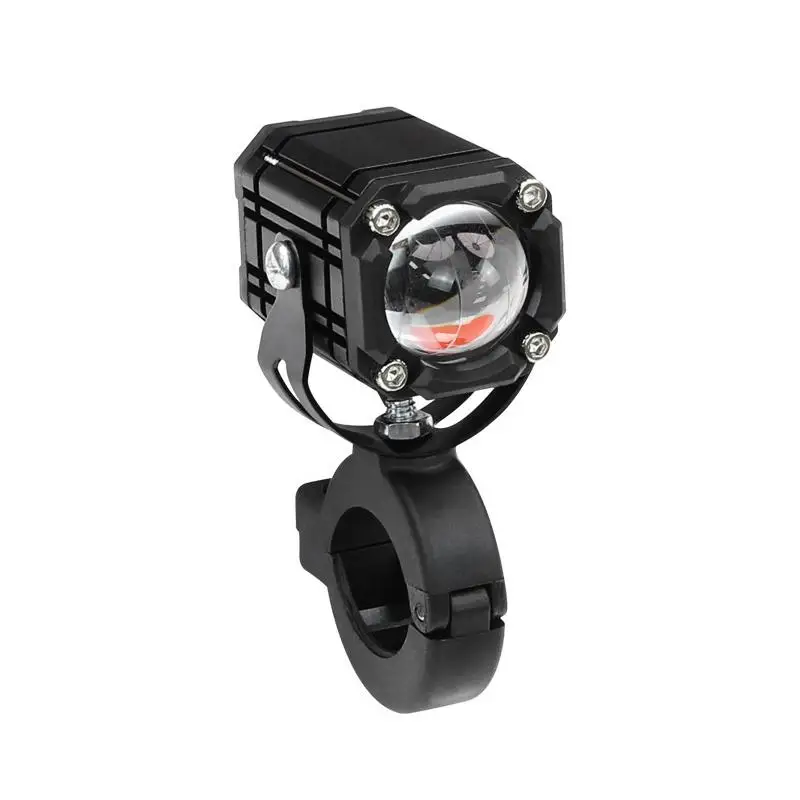 12V Motorcycle Headlight LED Spotlights Heavy Duty Shell Enhanced Safety for Daily Riding