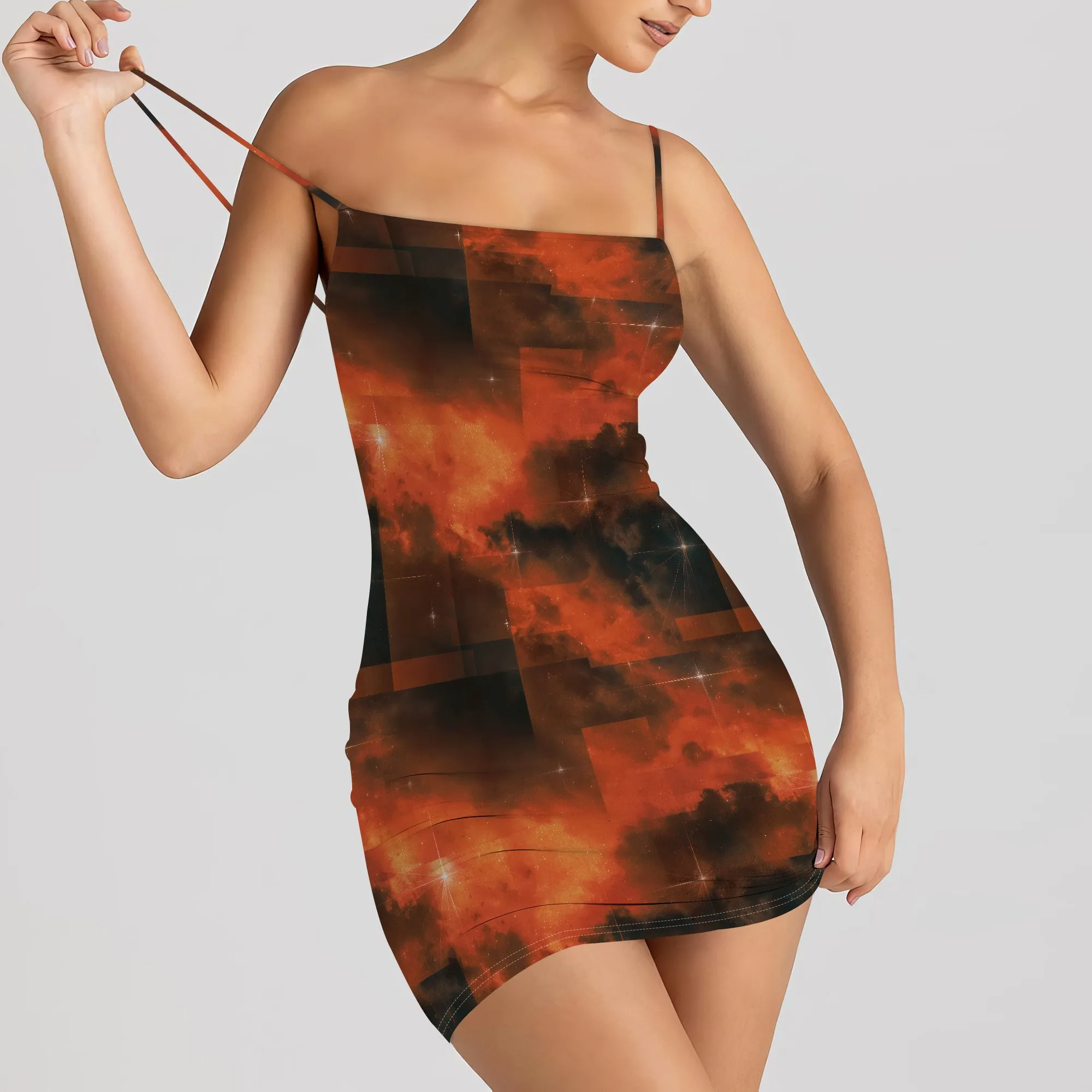 Femmes Mini robe moulante Sexy été courte dos nu Spaghetti sangle serré extensible plage fête Club robes mi-longues 2025