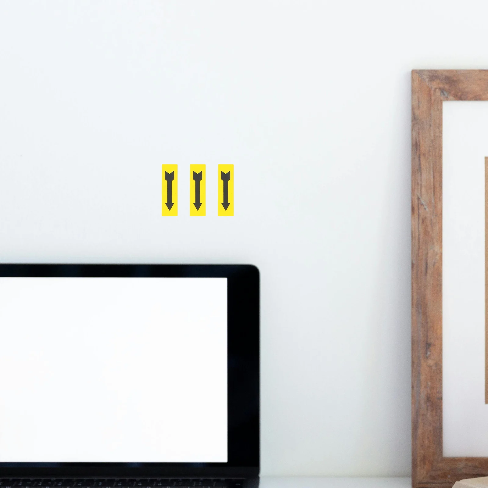 

5 Sheets Arrow Stickers Decals Directional Labels Warning Indication Marking for Floor Wall Door Smooth Surfaces Easy for Office