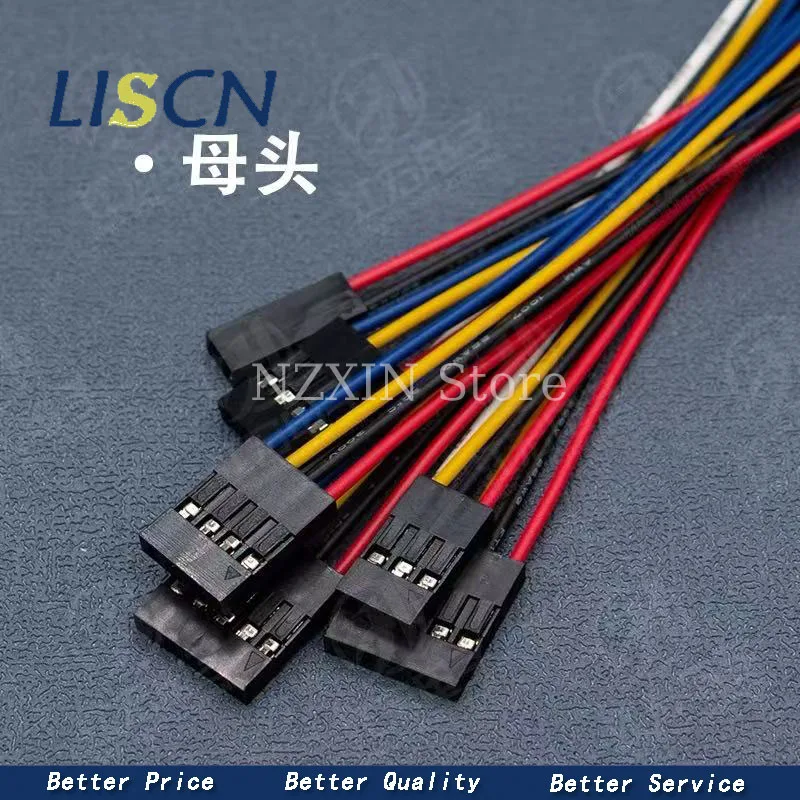 10PCS 2.54MM Dupont Line Male to Male + Female and Female to Female 1P2 3 4 5 6 8 9 10 12 Pin Dupont JUMPER CABLE WIRE FOR PCB