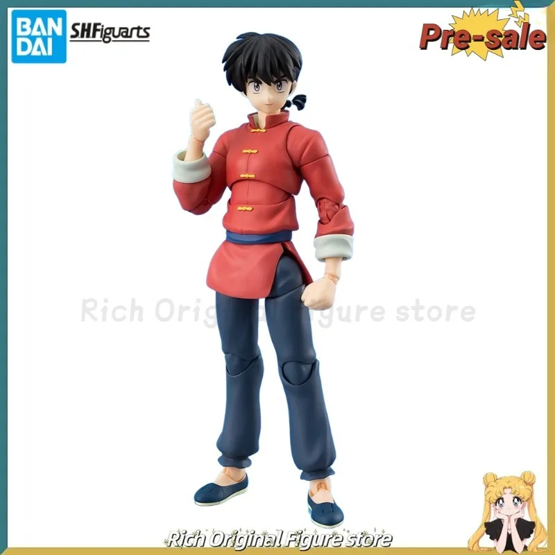 【Pre-sale】Original BANDAI SPIRITSS.H.F Ranma 1/2 -Saotome Ranma Anime Figure Model Toys Ornaments