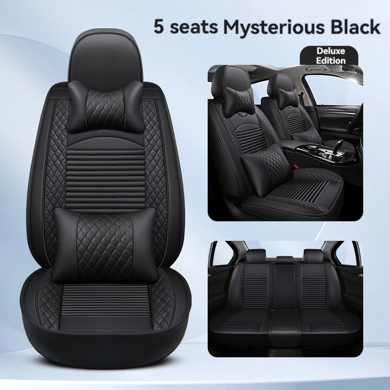 

5 Seats Four Season Universal Car Leather Seat Cover For Lexus ES200 ES260 ES300h RX300 NX200 GS350 Auto Accessories Protector