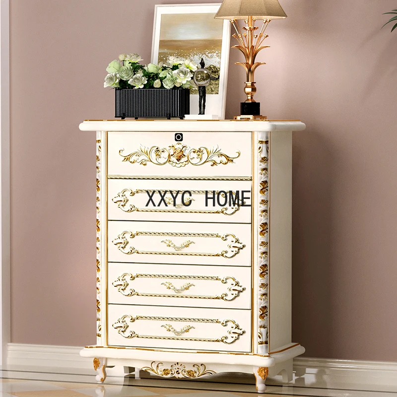 Storage Showcase Cabinet Wooden Household Luxury Living Room Cabinet Drawer Organizer Meubles De Rangement Home Furniture