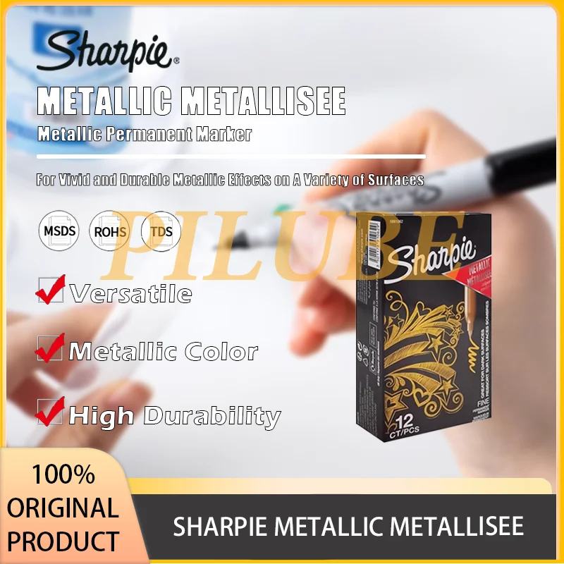 

SHARPIE METALLIC METALLISEE Metallic Color Fine Tip Marker for Writing and Artistic Applications Original Product