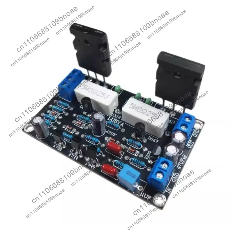 2SC5200+2SA1943 Mono 100W High Power Post-stage Power Amplifier Board HIFI Audio Amplifier Module