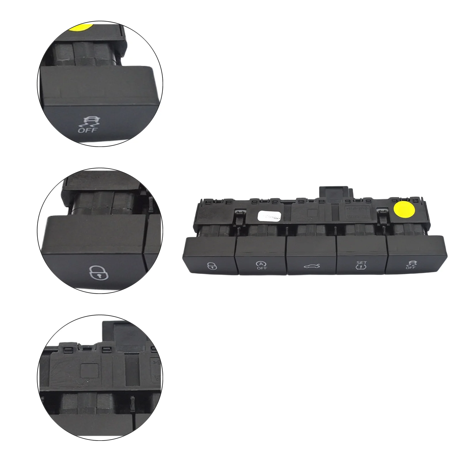 

1 Pcs Black Plastic OEM Number 5ED927132G Trunk Control Button Switch For Skoda For Octavia 2014-2022 Switches Relays