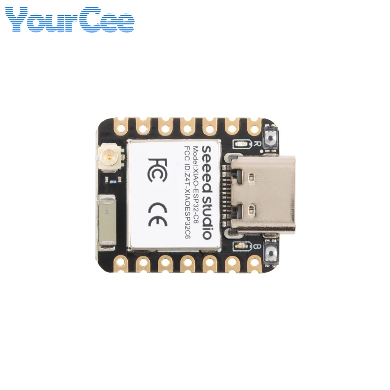 10pcs/1pc Seeed Studio XIAO ESP32C6 ESP32 WiFi 6+Bluetooth-compatible Ble 5 Supports Zigbee Matter Wireless Development Board