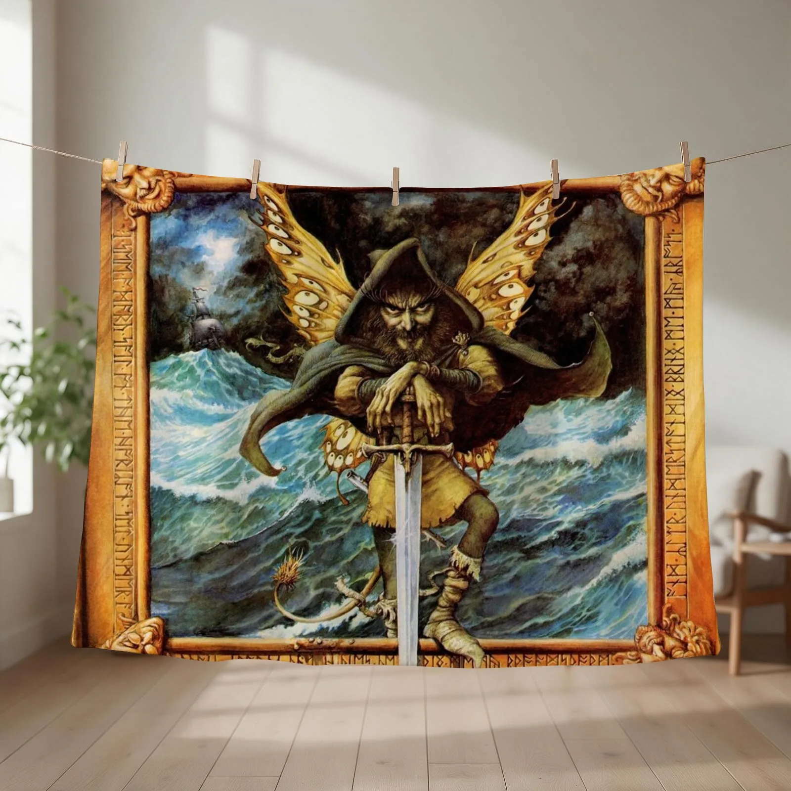 sword jethro tull 2020 sudahlah Throw Blanket couch cozy soft plush fuzzy picnic outdoor blanket