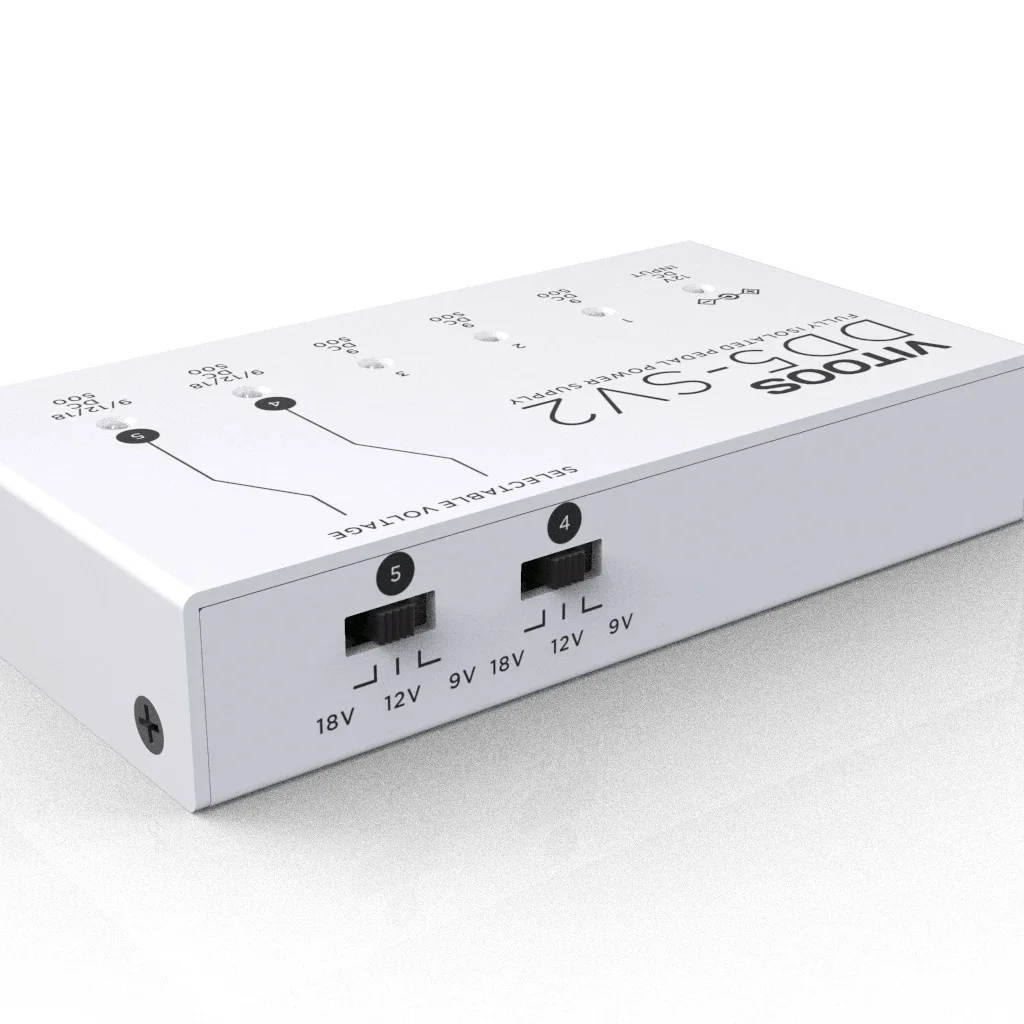 VITOOS DD5-SV2 effect pedal power supply fully isolated Filter ripple Noise reduction High Power Digital effector