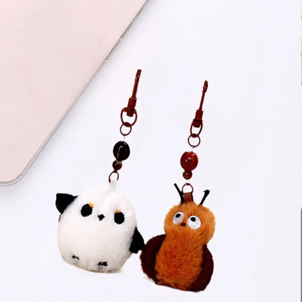 PP Cotton Lifelike Plush Bird Keyring Fluffy Comfortable Cartoon Animals Backpack Pendant Hanging Collection Bird Plush Keychain