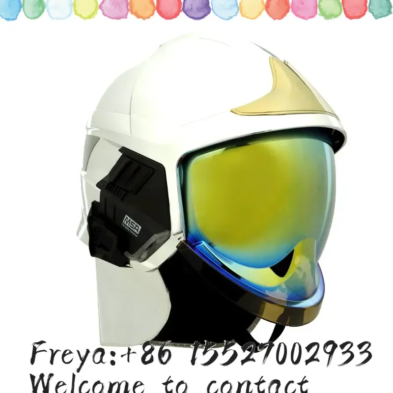MSA Messian F1XF Fire Helmet/Rescue Helmet Firefighter Equipment Impact Resistant Helmet Transparent Eye Mask view 3