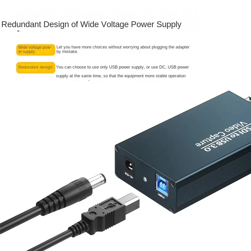 

Конвертер адаптера SDI в USB 1080P SDI в USB-карта видеозахвата Конвертер SDI в USB