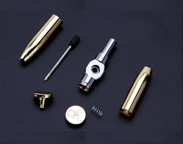 New Metal Hand Twisting Spinning Top Pen Multi-function Gyro Gyroscope Pen Light Toy