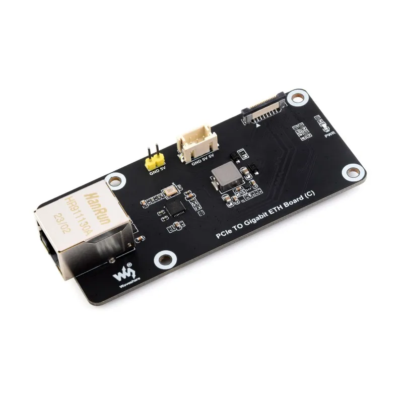 

PCIe TO Gigabit ETH Board (C) For Raspberry Pi 5, Supports Raspberry Pi OS, Driver-Free, Plug And Play, Raspberry Pi 5 PCIe Adap