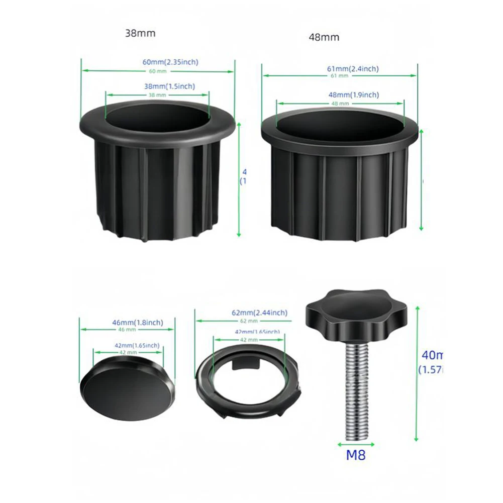 Stability Adapter Reducing Rings Lightweight Design Multiple Use Capability Easy Installation Umbrella Adapters