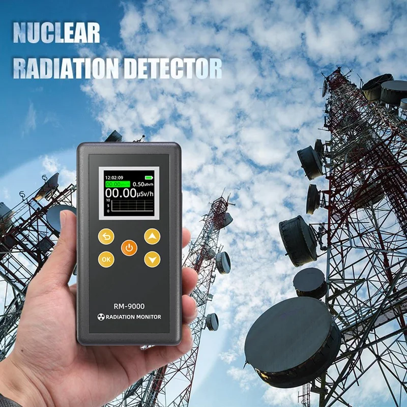 Radiation Monitor Nuclear Radiation Detector Dosimeter, Handheld Beta/X/Y-Rays Test Equipment