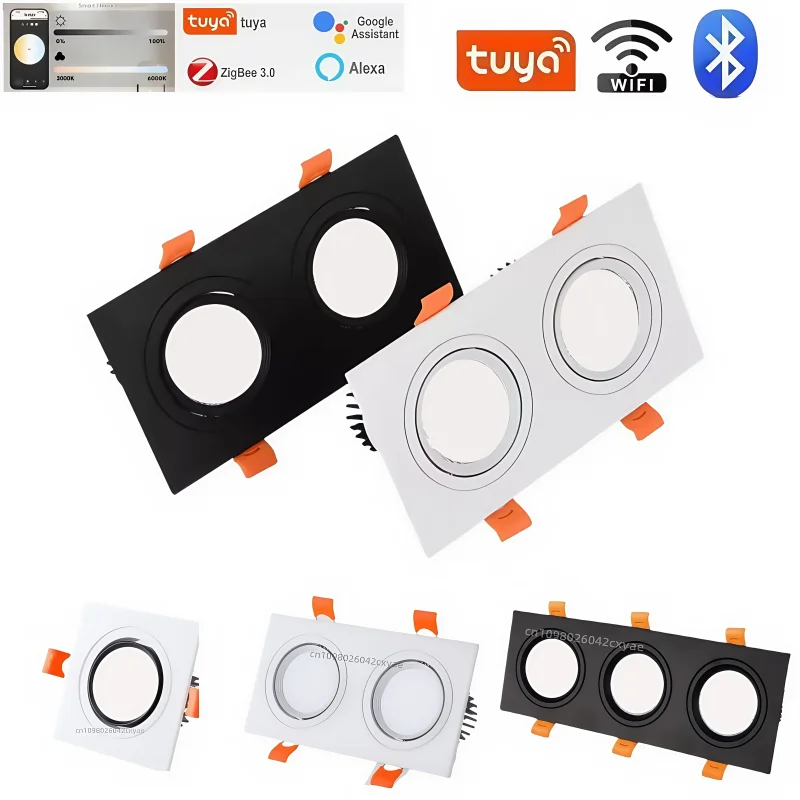 Intelligent Tuya downlight 2.4G remote control ceiling light LED spot light embedded sky lantern living room interior lighting