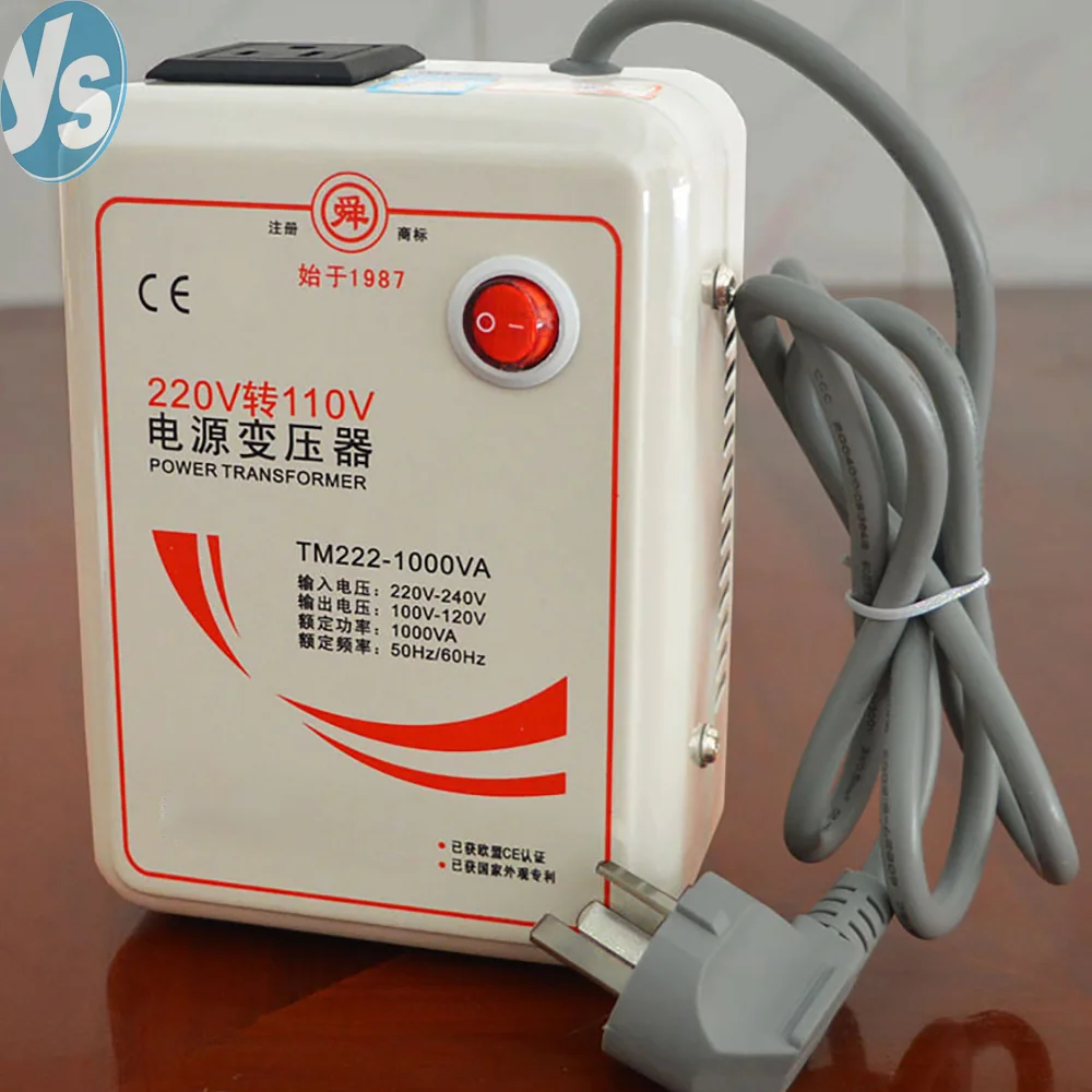 1000W Voltage Converter Transformer 220V to 110V 110V to 220V Bidirectional Power Supply Transformer