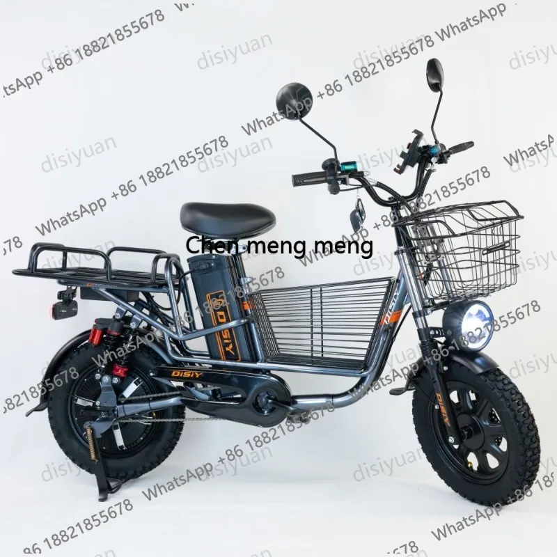 Electric Bike 48V 60V 12A 16A 21A 800W 1000W Fat Tires Ebike for Delivery   Electric Bike o
