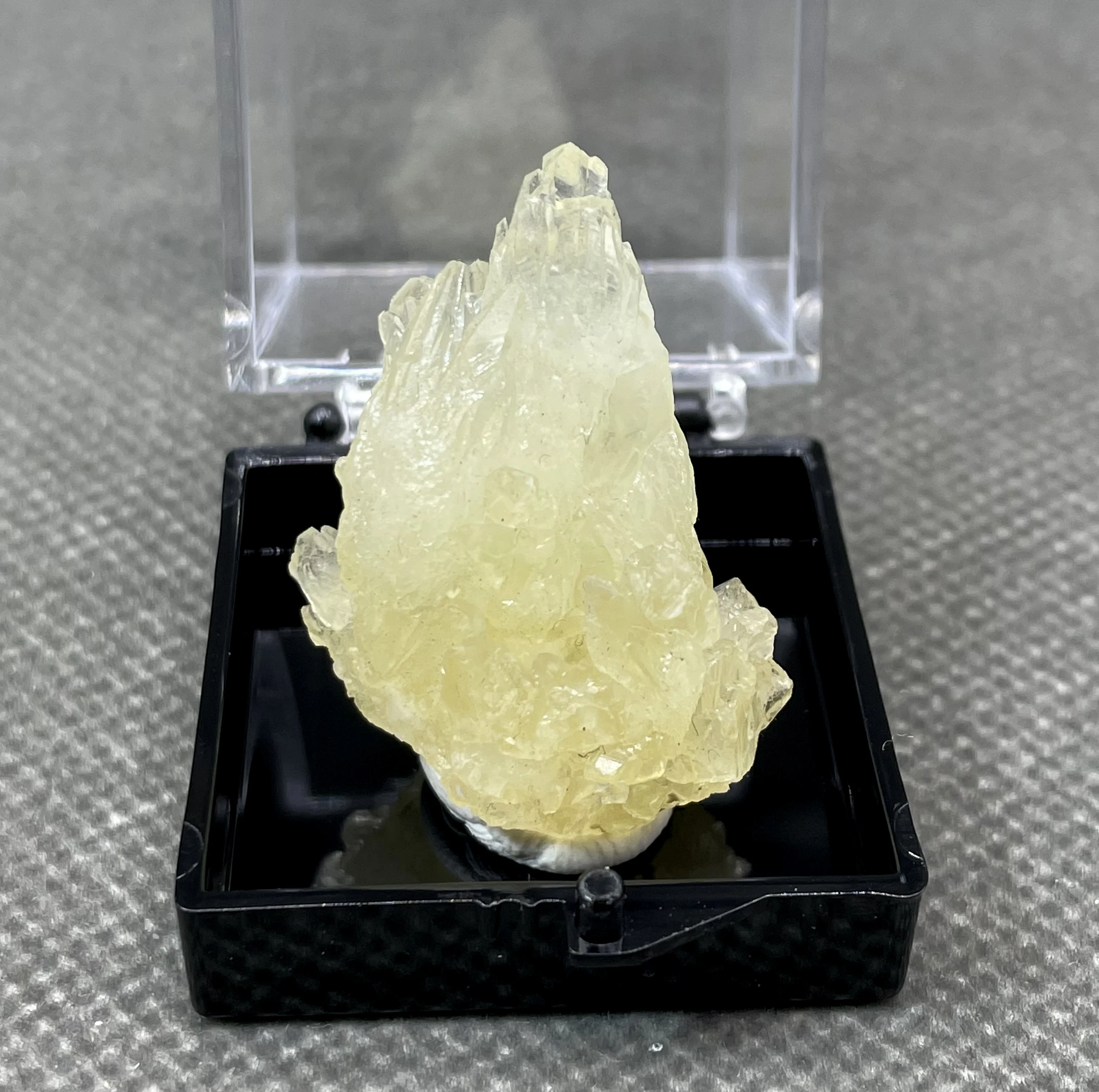 Natural Sugar heart Calcite mineral specimen + box size 3.4cm + healing quartz crystals and stones rock gemstone view 5