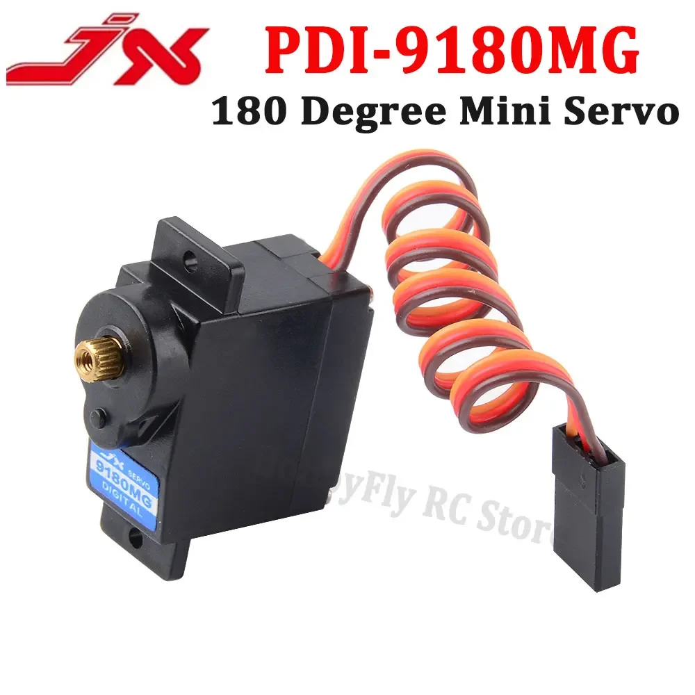 JX Servo PDI-9180MG 180 Degree Mini Servo 2.5kg 0.12sec 12g Metal Gear Digital Servo for Fixed Wing Airplane